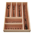 Bessan Wooden Vintage Design Cutlery Tray - Joe’s Haven