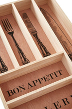 Bessan Wooden Vintage Design Cutlery Tray - Joe’s Haven