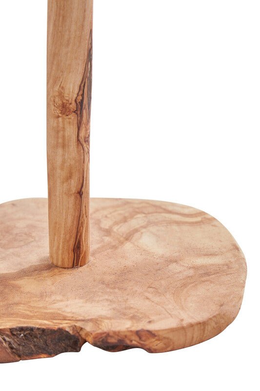 Kora Olive Wood Kitchen Roll Holder - Joe’s Haven