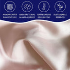 100% Organic Bamboo Silk Pillowcases (2 Pack)