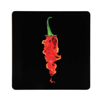 Set Of Four Flaming Chilli Placemats - Joe’s Haven