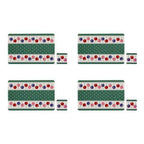 Set Of 4 Candy Apple Placemats And Coasters - Joe’s Haven