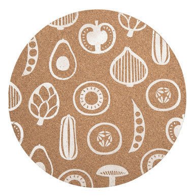 Besa Set Of Four Cork Round Placemats - Joe’s Haven