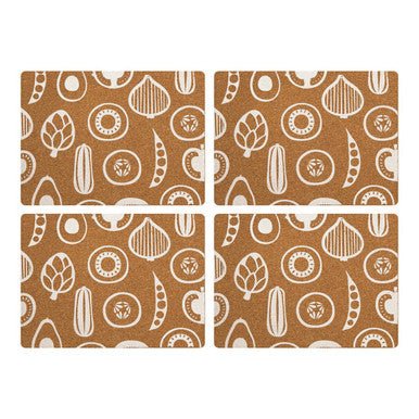 Besa Set Of Four Cork Rectangular Placemats - Joe’s Haven