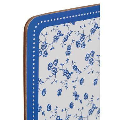 Blue Rose Set Of Four Coasters - Joe’s Haven