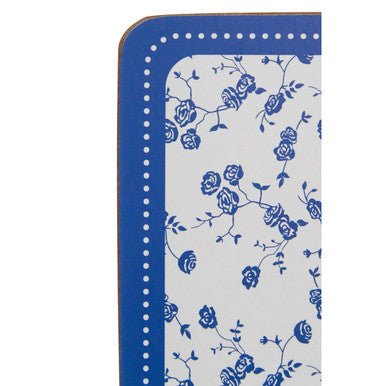 Blue Rose Set Of Four Coasters - Joe’s Haven