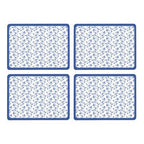 Blue Rose Set Of Four Placemats - Joe’s Haven