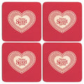 Home Sweet Home Set Of Four Cork Coasters - Joe’s Haven