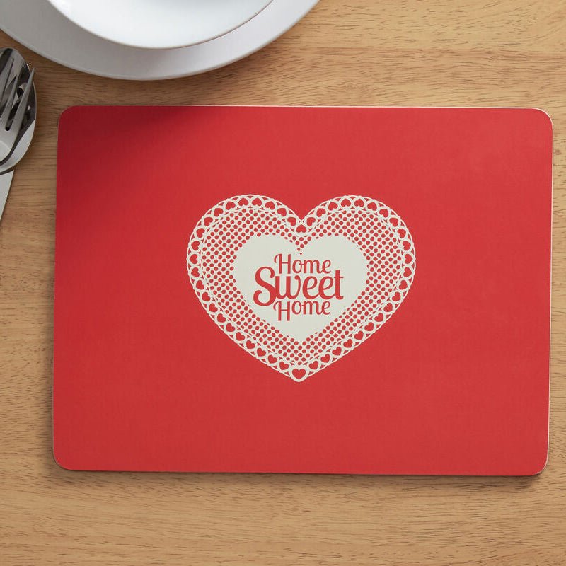 Home Sweet Home Set Of Four Cork Placemats - Joe’s Haven