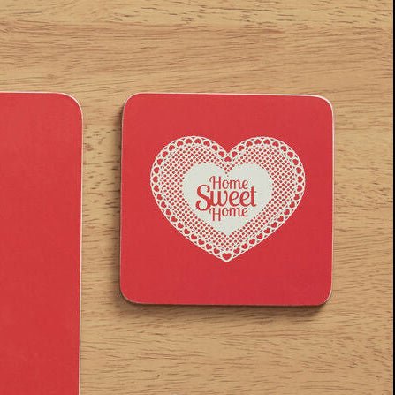 Home Sweet Home Set Of Four Cork Coasters - Joe’s Haven