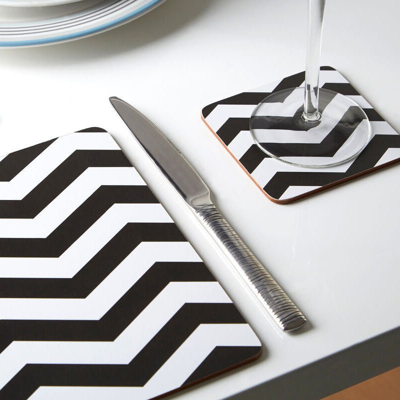Chevron Set Of Four Coasters - Joe’s Haven
