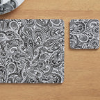 Paisley Set Of 4 Cork Placemats - Joe’s Haven