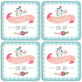 Set Of Four Amelie Cork Coasters - Joe’s Haven