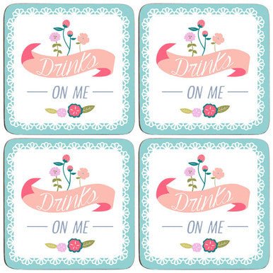 Set Of Four Amelie Cork Coasters - Joe’s Haven
