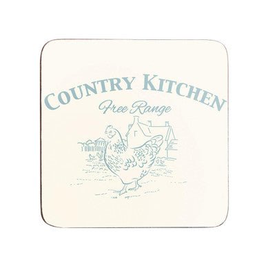 Country Kitchen Set Of Four Cork Coasters - Joe’s Haven