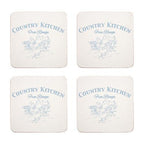 Country Kitchen Set Of Four Cork Coasters - Joe’s Haven