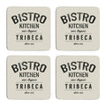 Bistro Set Of Four Square Coasters - Joe’s Haven