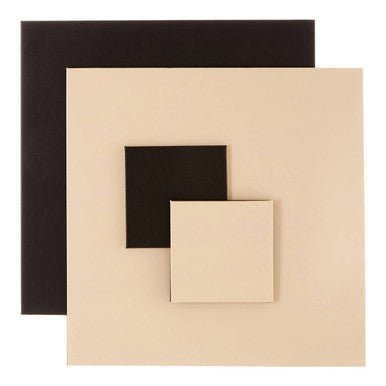 Geome Reversible Black And Cream Placemat And Coaster Set Of 4 - Joe’s Haven