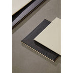 Geome Reversible Black And Cream Placemat And Coaster Set Of 4 - Joe’s Haven