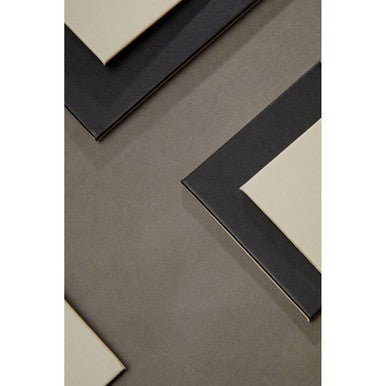 Geome Reversible Black And Cream Placemat And Coaster Set Of 4 - Joe’s Haven