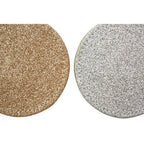 Geome Set of 4 Reversible Gold And Silver Glitter Coasters - Joe’s Haven