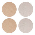 Geome Set of 4 Reversible Gold And Silver Glitter Placemats - Joe’s Haven