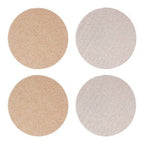 Geome Set of 4 Reversible Gold And Silver Glitter Placemats - Joe’s Haven