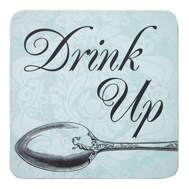 Set Of Four Drink Up Cork Coaster - Joe’s Haven