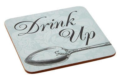 Set Of Four Drink Up Cork Coaster - Joe’s Haven