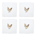 Set Of Four Mrs Henderson Cork Coasters - Joe’s Haven