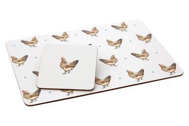 Set Of Four Mrs Henderson Cork Coasters - Joe’s Haven
