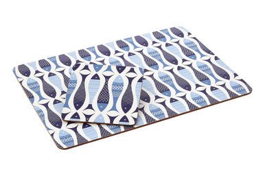 Set Of Four Pisces Cork Placemats - Joe’s Haven