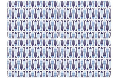 Set Of Four Pisces Cork Placemats - Joe’s Haven