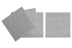Set Of 4 Silver Glitter Coasters - Joe’s Haven