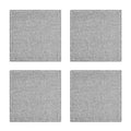 Set Of 4 Silver Glitter Coasters - Joe’s Haven