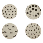 Mimo Set Of 4 Eclectic All Sorts Coasters - Joe’s Haven