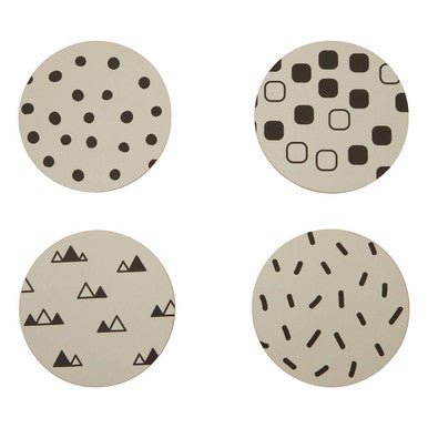 Mimo Set Of 4 Eclectic All Sorts Coasters - Joe’s Haven