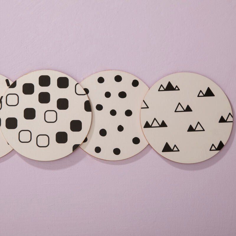 Mimo Set Of 4 Eclectic All Sorts Coasters - Joe’s Haven