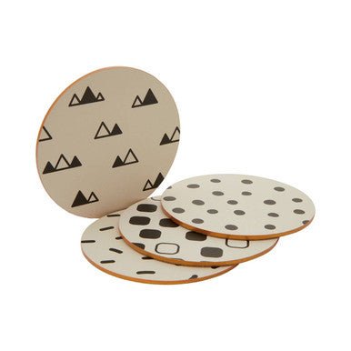 Mimo Set Of 4 Eclectic All Sorts Coasters - Joe’s Haven