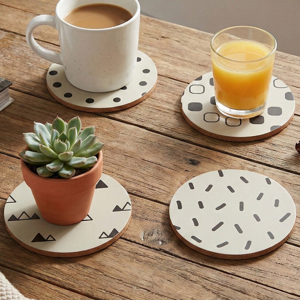 Mimo Set Of 4 Eclectic All Sorts Coasters - Joe’s Haven