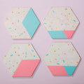 Mimo Set Of 4 Hexagonal Cork Coasters - Joe’s Haven
