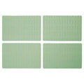 Frosted Deco Set Of 4 Green Placemats - Joe’s Haven