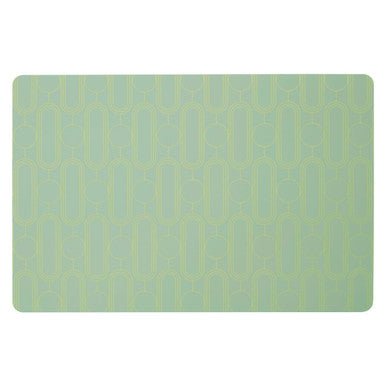 Frosted Deco Set Of 4 Green Placemats - Joe’s Haven
