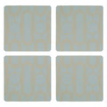 Frosted Deco Set Of 4 Green Coasters - Joe’s Haven