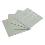 Frosted Deco Set Of 4 Green Coasters - Joe’s Haven