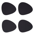 Catlins 4Pc Pebble Black Leather Coasters - Joe’s Haven
