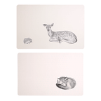 Effy Set Of Two Mini Forest Placemats And Coasters - Joe’s Haven