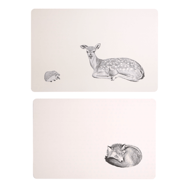Effy Set Of Two Mini Forest Placemats And Coasters - Joe’s Haven