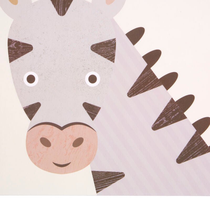 Effy Set Of 2 Zebra Placemat And Coaster - Joe’s Haven