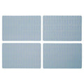 Frosted Deco Set Of 4 Blue Placemats - Joe’s Haven